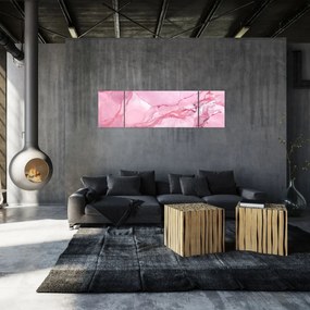 Obraz - Różowy marmur (170x50 cm)