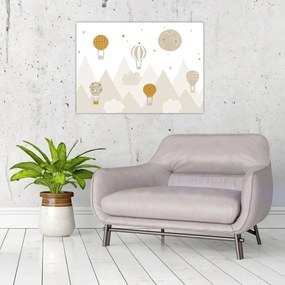 Obraz - Latające balony (70x50 cm)