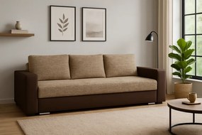 Ponadczasowa sofa z funkcją spania i pojemnikiem na pościel - KAMILA