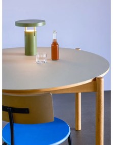 Okrągły stół z litego drewna dębowego ø 115 cm Oblique – Hübsch