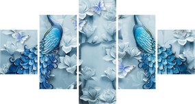 Obraz pawi (125x70 cm)