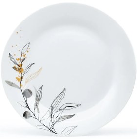 Arôme Home 18-częściowy zestaw obiadowy Wierzba, ekstra biały