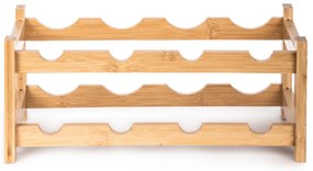 G21 Bambusowy regał na wino, 8 butelek