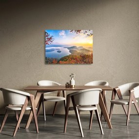Obraz na szkle - Jezioro Bled (70x50 cm)