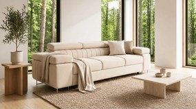 Elegancka kanapa Ardi Linea z funkcją spania regulowane zagłówki 275 cm