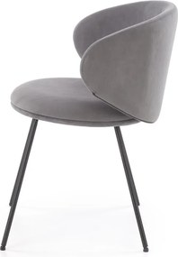 Krzesło do jadalni z profilowanym oparciem K587 Halmar