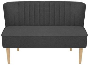 Romantyczna sofa Shelly - grafitowa