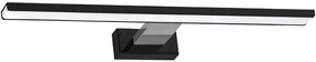 Kinkiet LED nad lustro czarny + srebrny - N014-Cortina 13,8W 60x11,5x4 cm