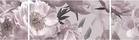 Obraz - Vintage kwiaty piwonii (170x50 cm)