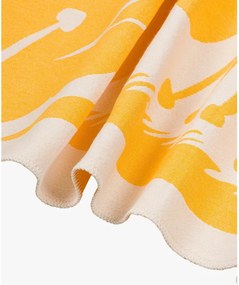 Żółty koc 165x200 cm Lino – noo.ma