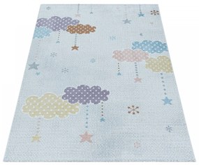 Dywan dziecięcy Lucky chmurki kolorowe 200 cm x 290 cm