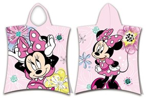 Różowy szlafrok dziecięcy frotte Minnie – Jerry Fabrics