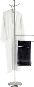 Stojak na ręczniki, ubrania ADIAMO - 3 ramiona, 2 wieszaki, WENKO