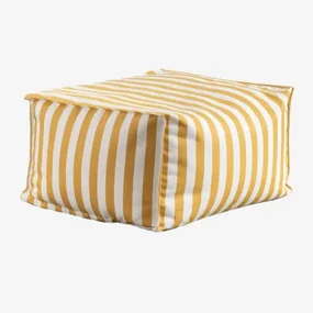 Puf Prostokątny 75x65 Cm Do Sofy Modułowej W Tkaninie Sandel Curry Żółty - Sklum
