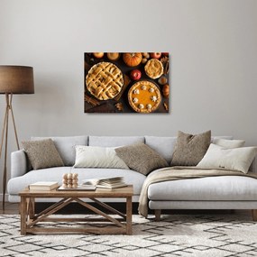 Obraz na szkle - Ciasto dyniowe (70x50 cm)