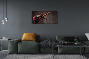 Obraz drukowany na płótnie Kobieta w Szpagacie