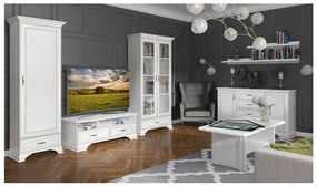 Komoda KENTAKT KOM2D4S, biel alpejska