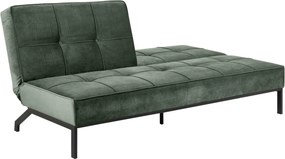 Pikowana sofa rozkładana z tkaniny aksamitnej Perugia VIC