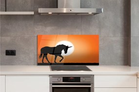 Panel nad Blat Kuchenny Romantyczny Zachód z Jednorożcem
