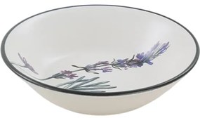Zestaw 6 głębokich talerzy kamionkowych Herbal 18 cm