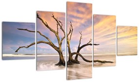 Obraz drzewa w oceanie (125x70 cm)