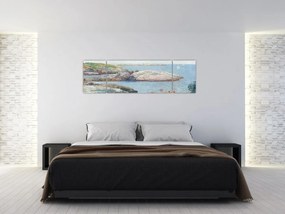 Obraz - Childe Hassam, Poppies,  Isles of Shoals, reprodukcje (170x50 cm)