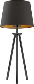 Lampa stołowa trójnóg na czarnym stelażu - F5-A36