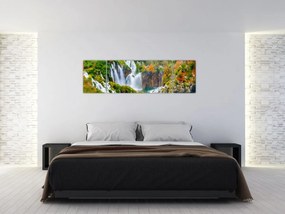 Obraz - Park Narodowy Jezior Plitwickich (170x50 cm)