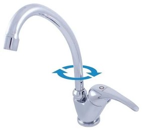 RAV Slezák SA006.0/1 - Bateria zlewozmywakowa SAZAVA 26,1 cm błyszczący chrom