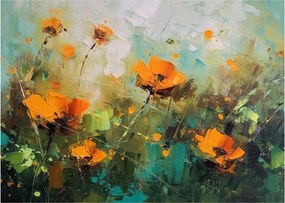 Obraz na szkle - Kwiaty (70x50 cm)
