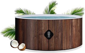 Coco Bain Basen Hawaje - 180 cm Średnicy - 1100 L - Realistyczna Imitacja Drewna