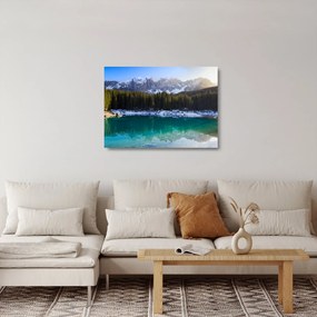 Obraz na szkle - Jezioro Karersee (70x50 cm)