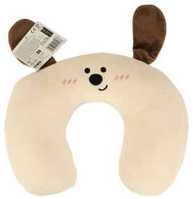 Poduszka podróżna TRAVEL FRIENDS 33x25 cm pluszowa - różne kolory Kolor: Biały