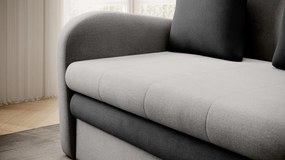 Sofa rozkładana z funkcją spania ARIO jasnoszara/szara ELTAP