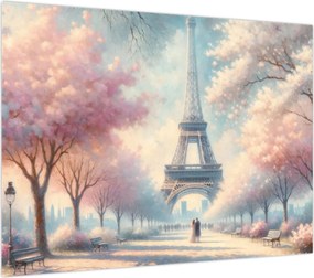 Obraz – Wiosna w Paryżu (70x50 cm)