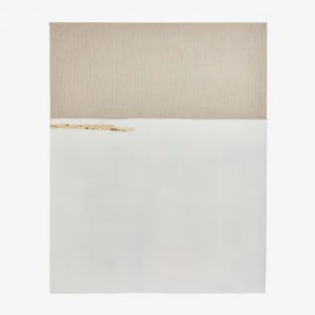 Obraz Dekoracyjny 80x100 Cm, Ręcznie Malowany Na Lnie Z Reliefem Z Gipsu Mivara B - Sklum