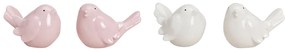 Ceramiczny ptaszek BIRDAMIC 9 cm - różne warianty Kolor: Różowy