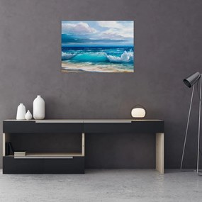 Obraz - Fale morskie (70x50 cm)