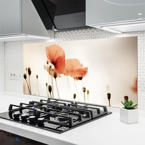 Panel nad blat kuchenny Klasyczne Czerwone Maki