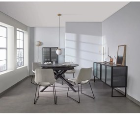 Czarna komoda Kave Home Trixie