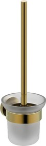 Luisa szczotka toaletowa z uchwytem ze szczotkowanego złota - Essebagno