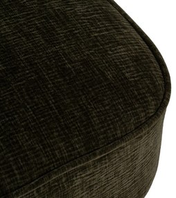 Zielony fotel z tkaniny szenilowej Glam – Ixia