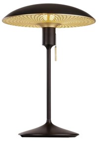 Abażur w czarno-złotym kolorze ø 35 cm Manta Ray – UMAGE