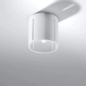 Plafony Nowoczesny Inez, Aluminium - 1 Źródło - L.10 X H.10 Cm - Biały