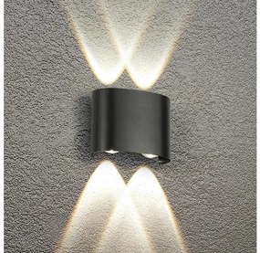 Brilagi - Zewnętrzny kinkiet LED FLAREBOX LED/4W/230V czarny IP65