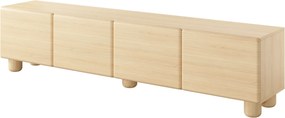 Szafka RTV stojąca PALLA 199,7 cm do Salonu pod Telewizor - Dąb