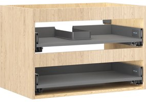 Mexen Box-A korpus szafki podumywalkowej 70 cm, 2 szuflady, dąb - 91AX0-0700-470-2-81