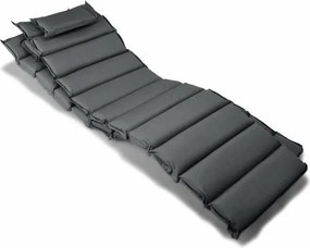 Zestaw 2 sztuk poduszek na leżak Garth - antracyt