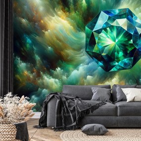 Fototapeta - Turkusowy diament (196x136 cm)