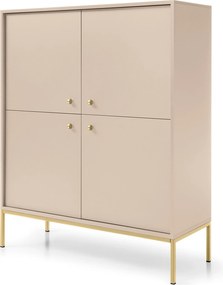 Komoda MONDO 104 cm do Salonu Sypialni Odcienie beżu